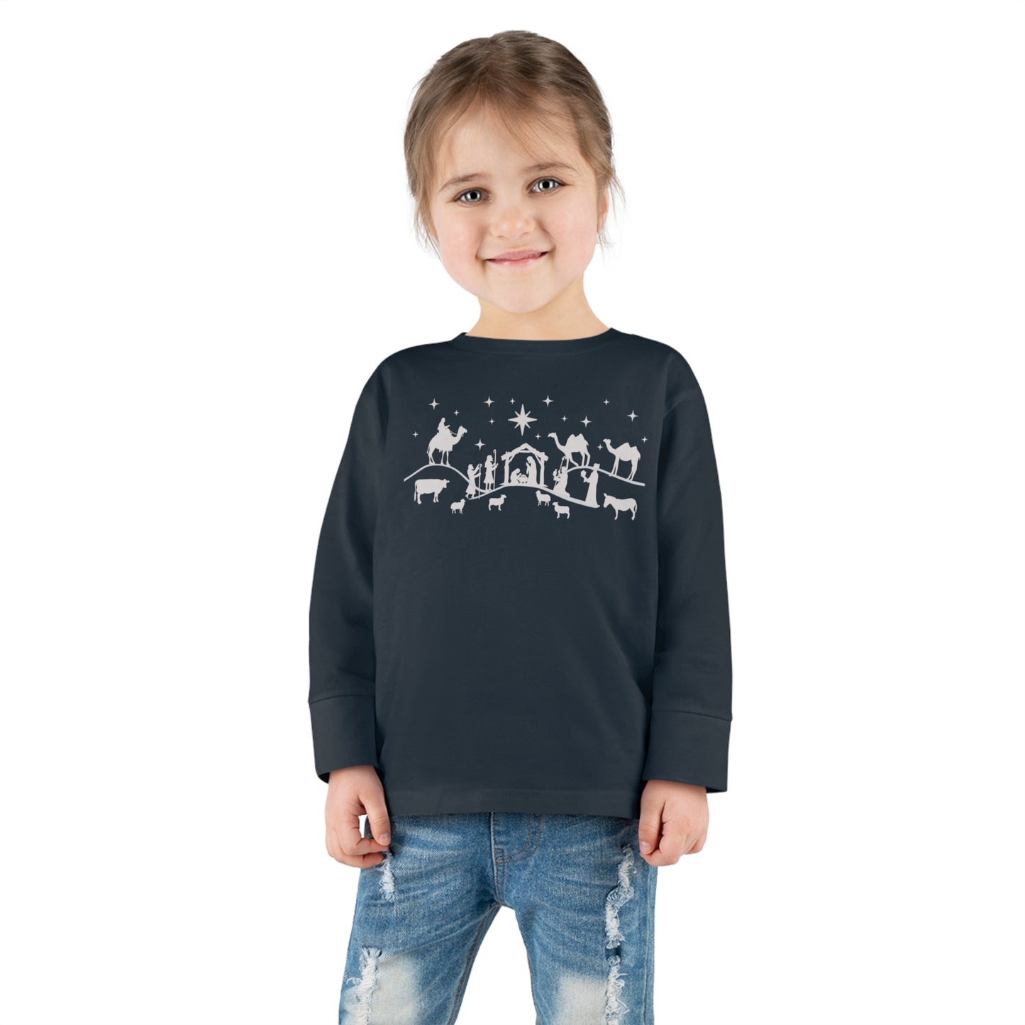 Nativity Toddler Long Sleeve Tee