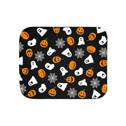 Cute Halloween Sherpa Blanket - Deeg Family Design