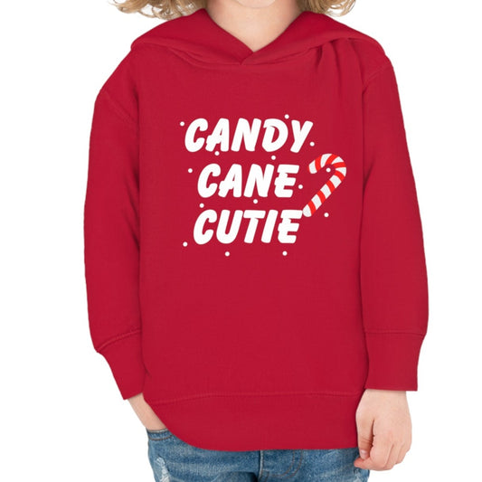 Candy Cane Cutie Toddler Hoodie