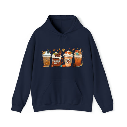 Fall Coffee Adult Hoodie