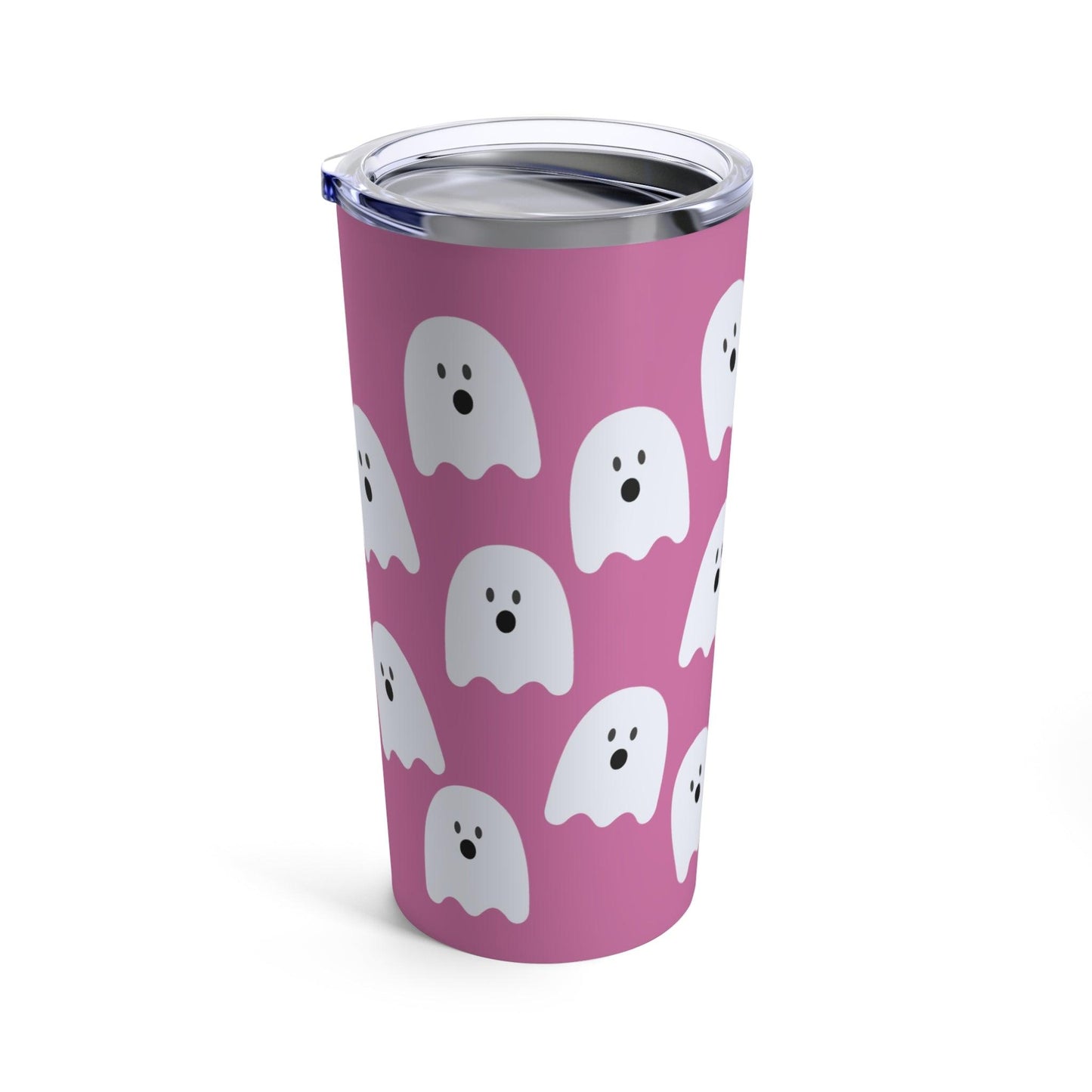 Pink Ghost Tumbler 20oz - Deeg Family Design