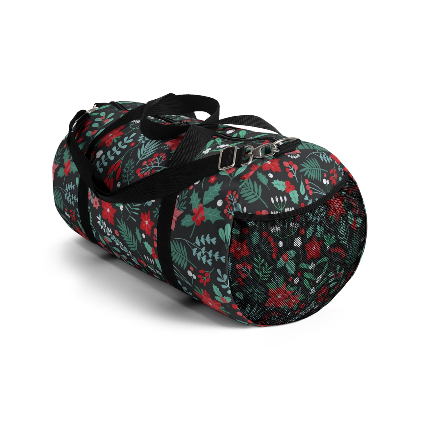 Winter Floral Duffel Bag