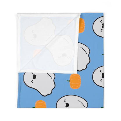 Blue Ghost Baby Swaddle Blanket - Deeg Family Design