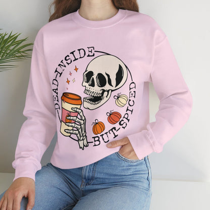 Dead Inside But Spiced Coffee Adult Sweatshirt