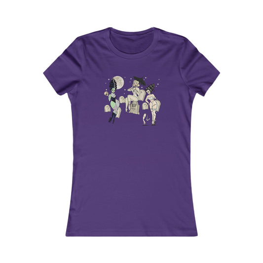 Pin Up Ghoul Trio Women's Tee - Deeg Family Design