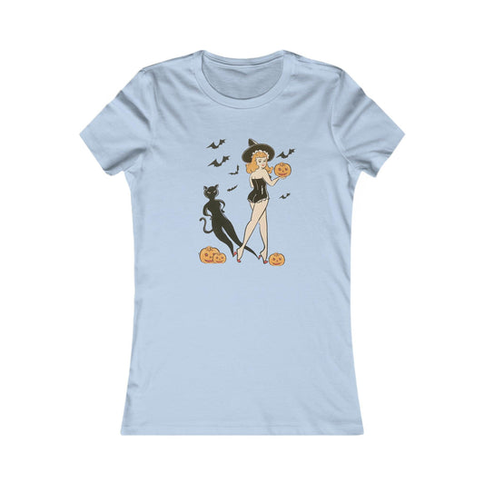 Pin Up Cat Shadow Women's Tee - Deeg Family Design