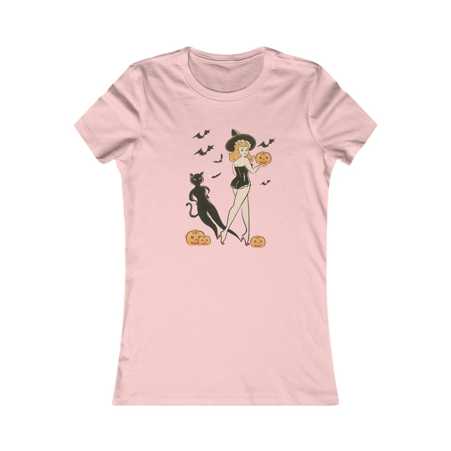 Pin Up Cat Shadow Women's Tee - Deeg Family Design