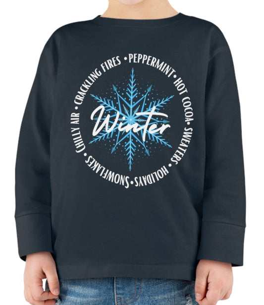 Winter Toddler Long Sleeve Tee