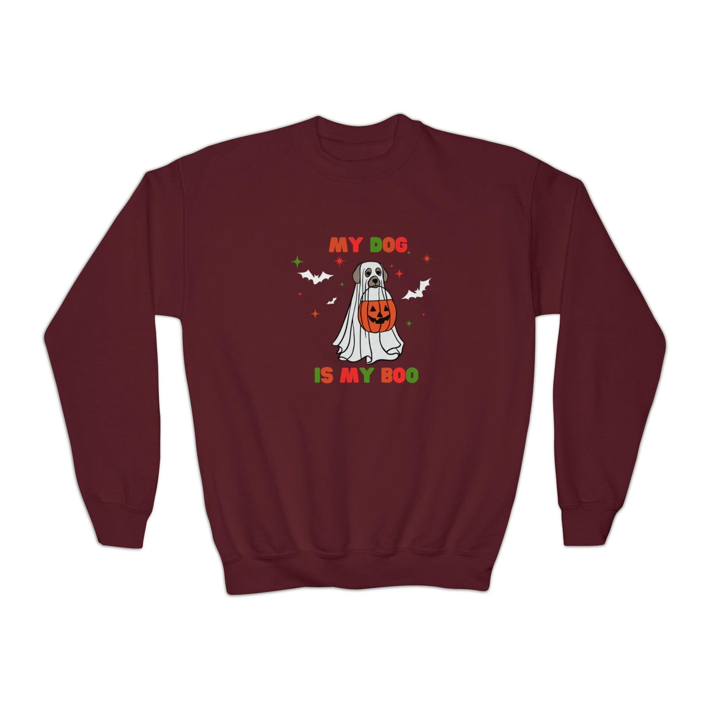 My Dog is My Boo Youth Sweatshirt - Deeg Family Design