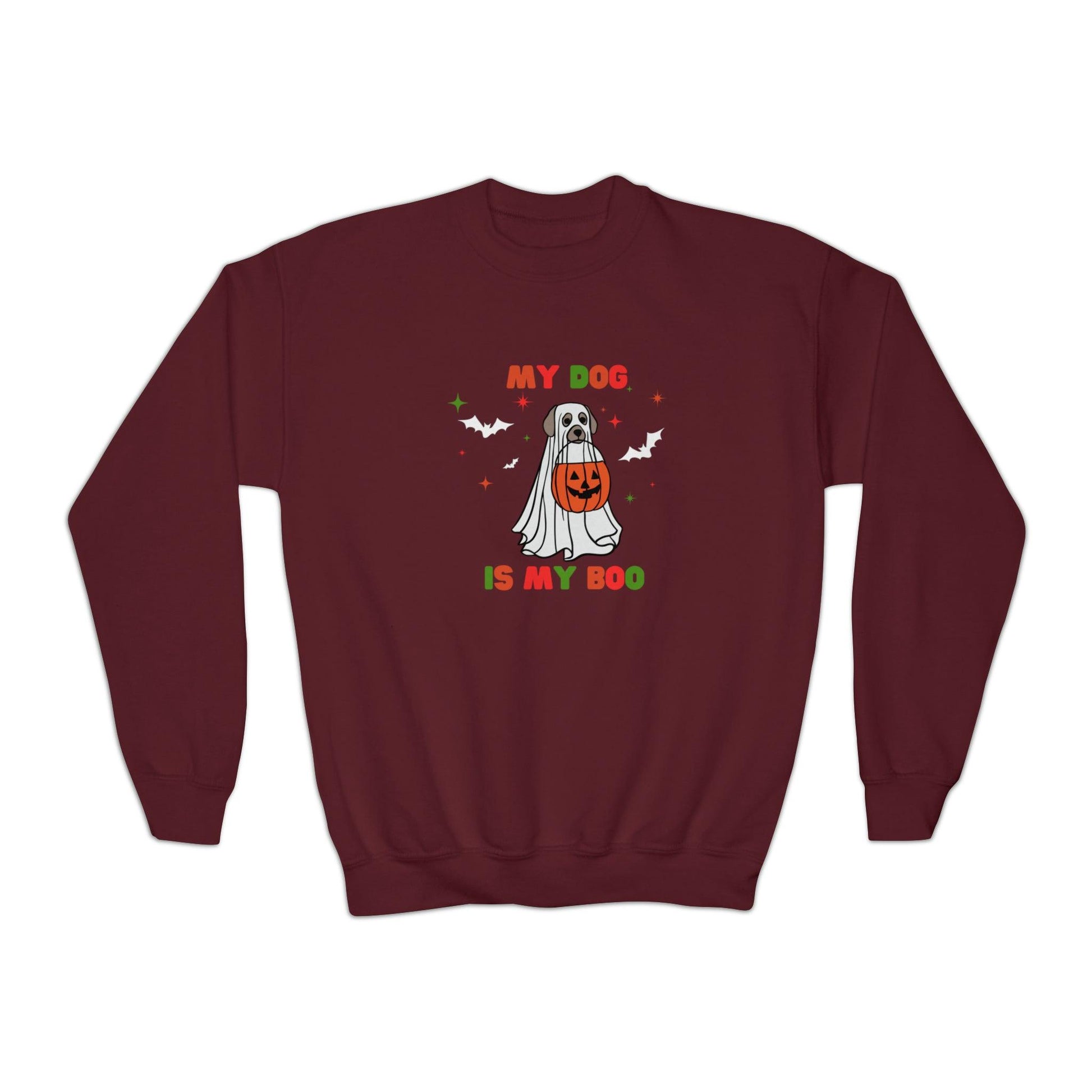 My Dog is My Boo Youth Sweatshirt - Deeg Family Design