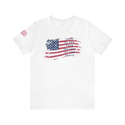 American Flag Adult Tee