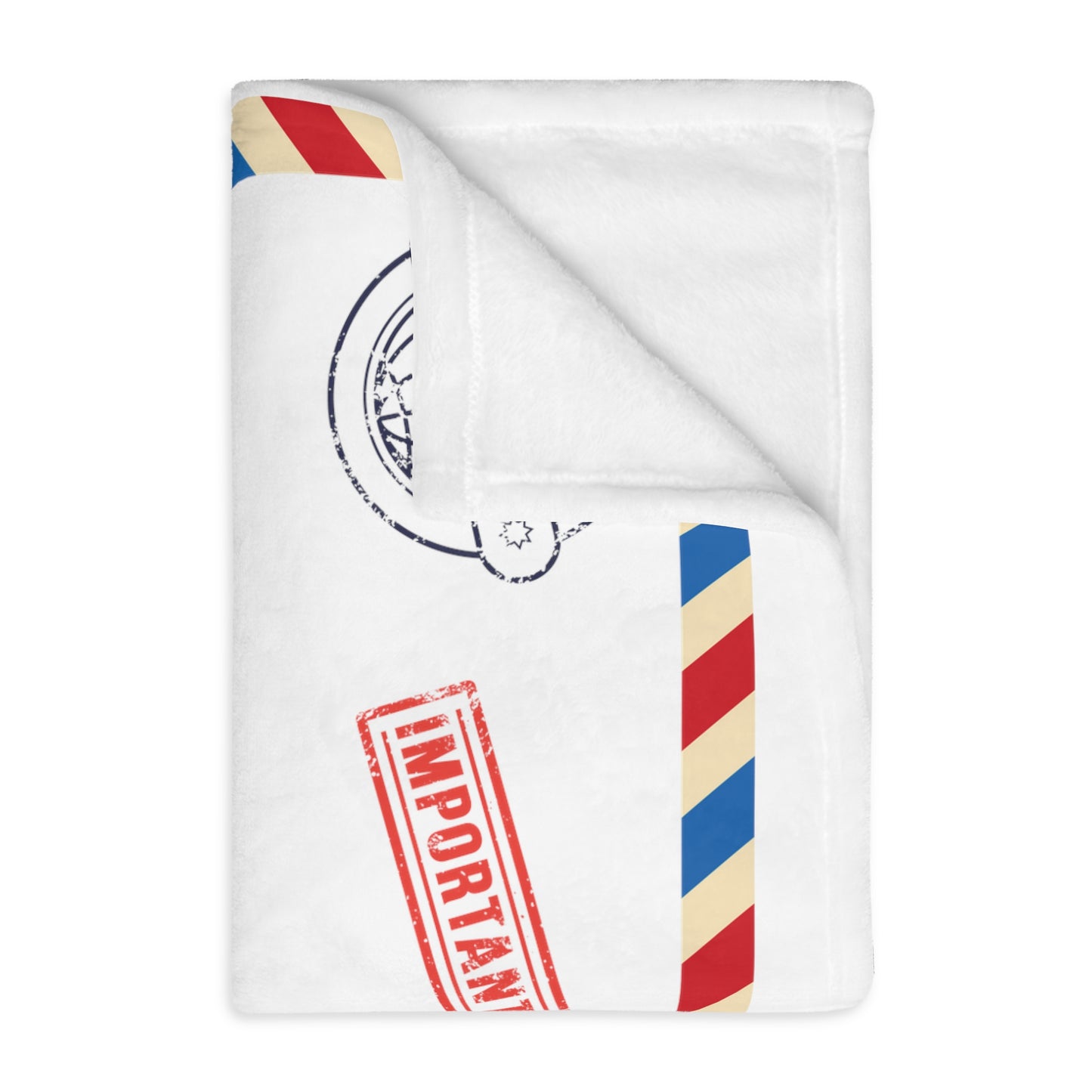 Letter To Son, From Mom Velveteen Minky Blanket