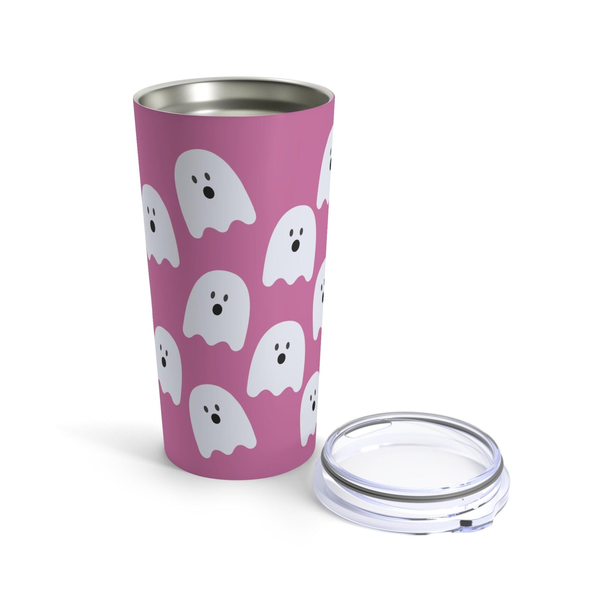 Pink Ghost Tumbler 20oz - Deeg Family Design