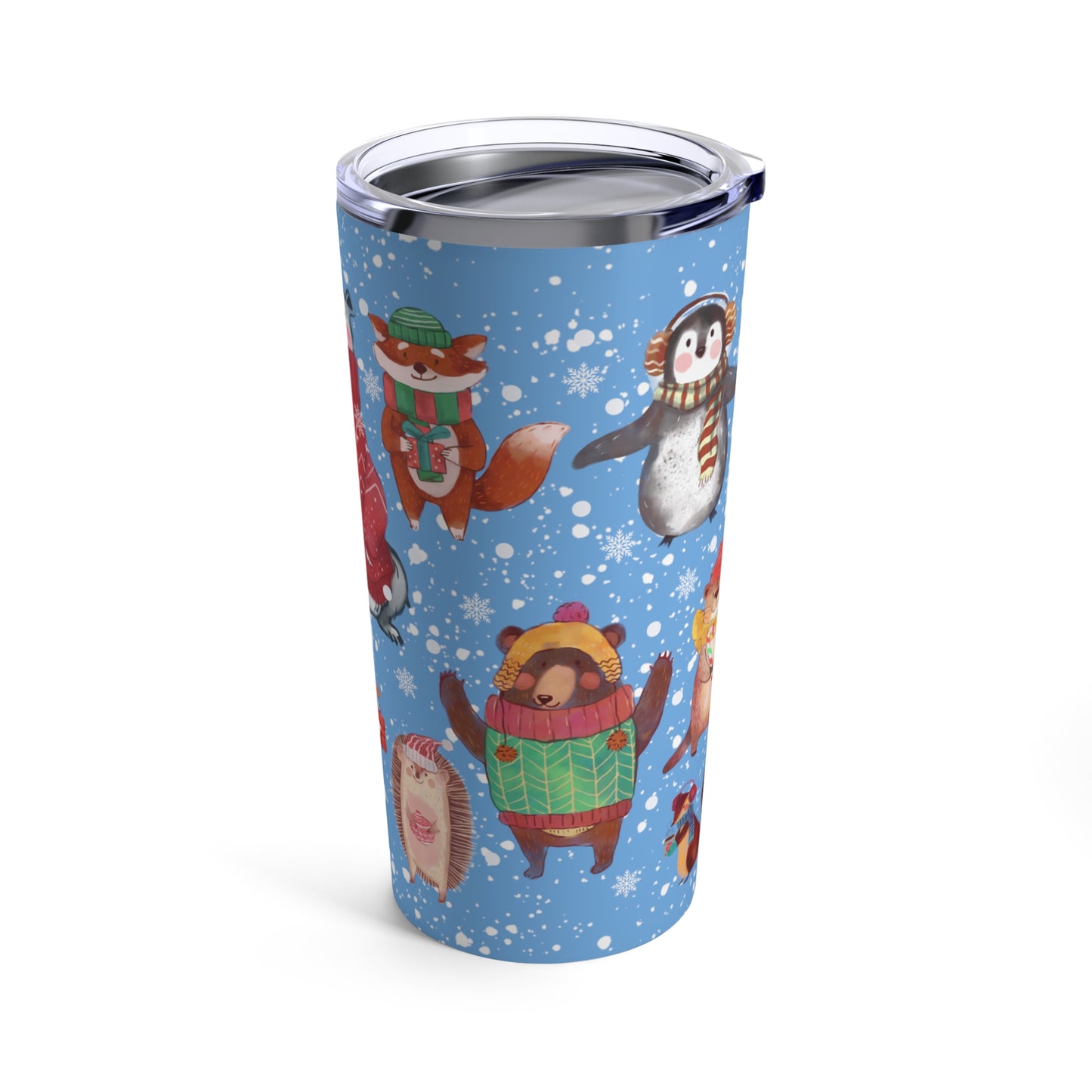 Winter Animal Tumbler 20oz