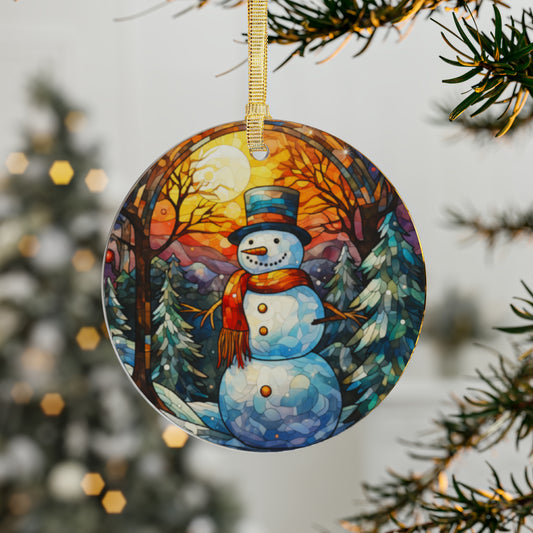 Snowman Acrylic Ornaments