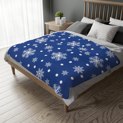 Snowflake Minky Blanket