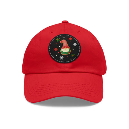 Christmas Cookie Dad Hat with Leather Patch