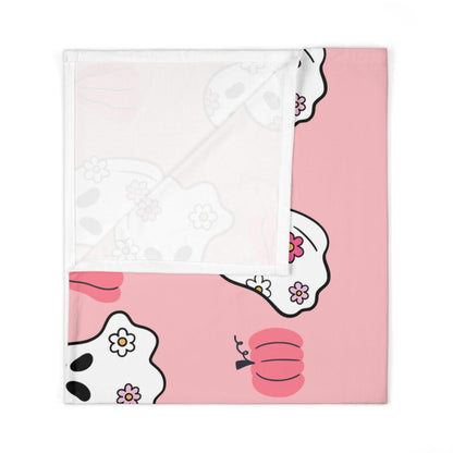 Pink Ghost Baby Swaddle Blanket - Deeg Family Design