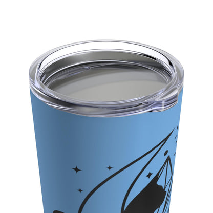 Crescent Crystal Cat Tumbler 20oz - Deeg Family Design