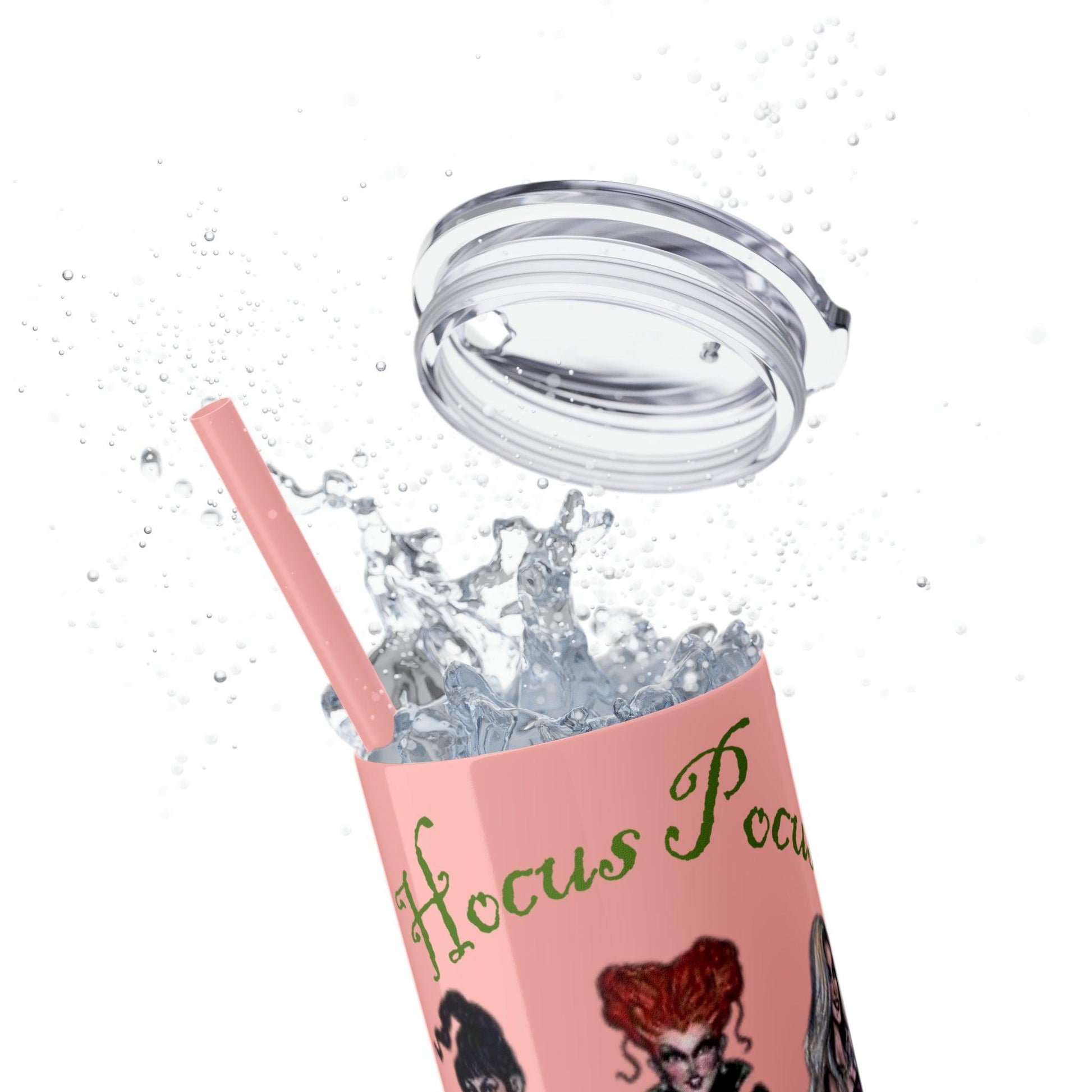 Hocus Pocus Skinny Tumbler with Straw, 20oz - Deeg Family Design