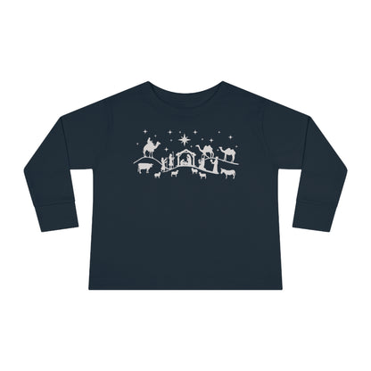 Nativity Toddler Long Sleeve Tee