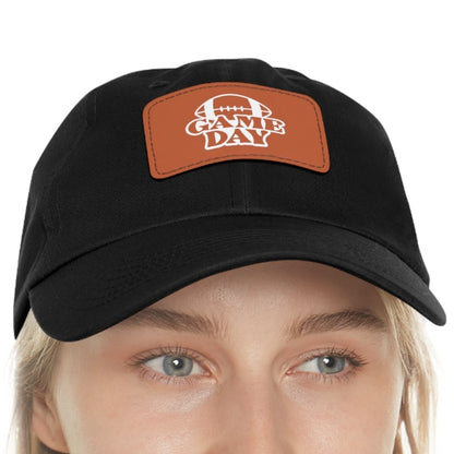 Game Day Hat with Leather Patch