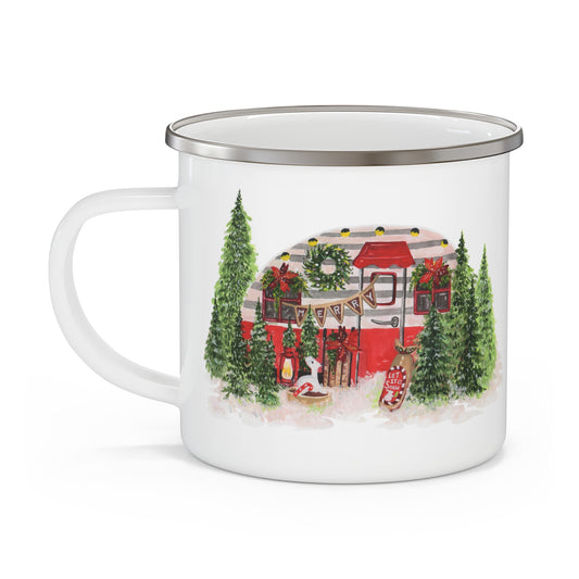 Christmas AIR Stream Enamel Camping Mug