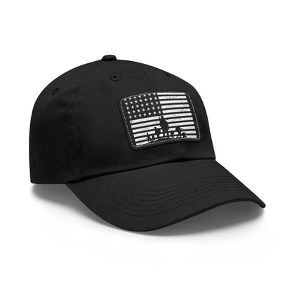 Veterans Day Dad Hat with Leather Patch