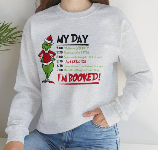 Grinches Day Adult Sweatshirt