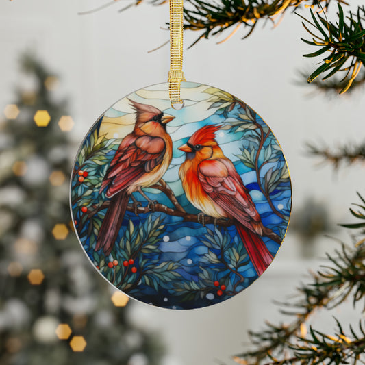 Cardinals Acrylic Ornaments