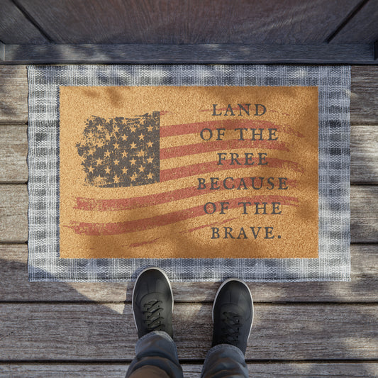 American Flag Doormat