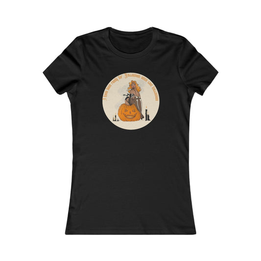 Pin Up Ready for Halloween Women's Tee - Deeg Family Design