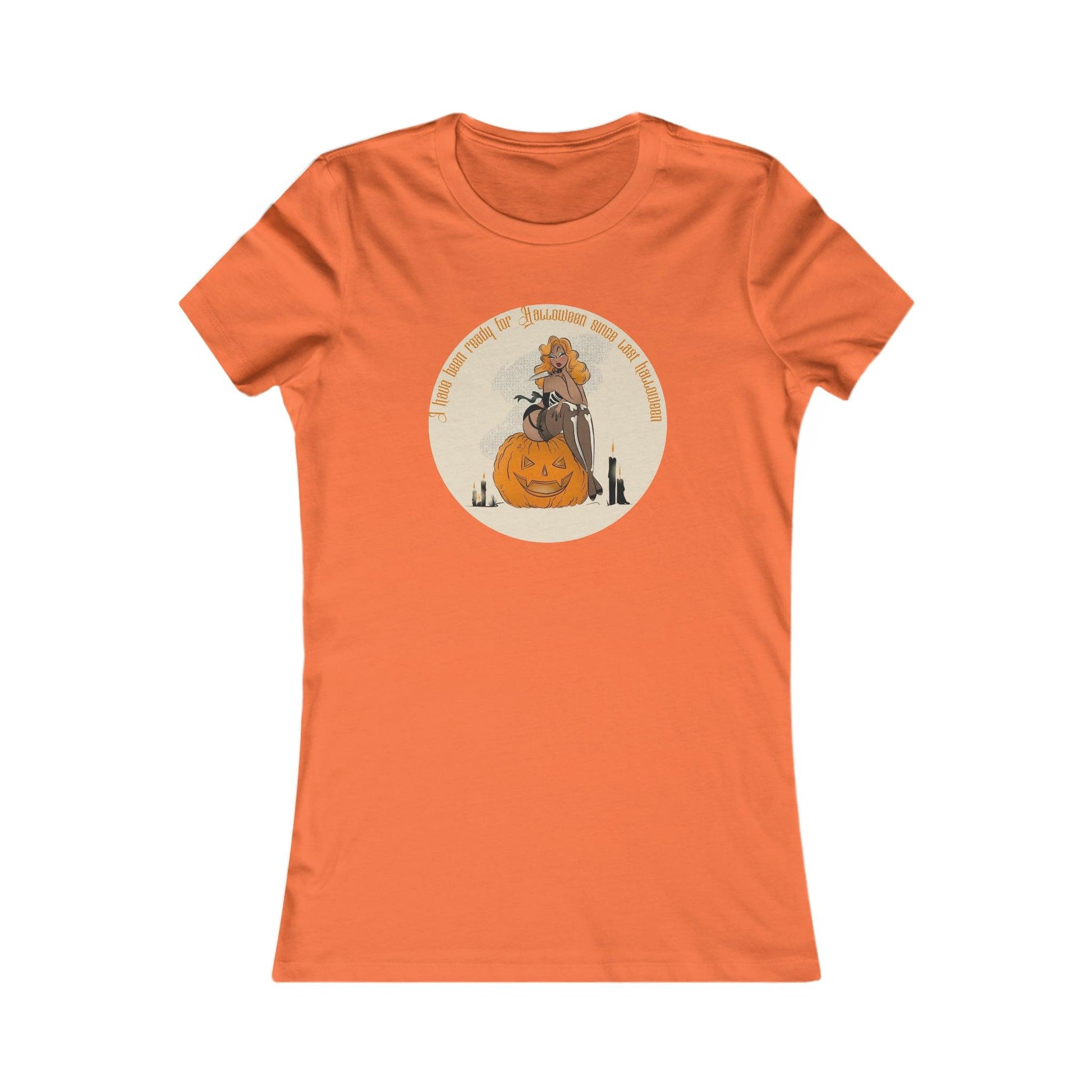 Pin Up Ready for Halloween Women's Tee - Deeg Family Design