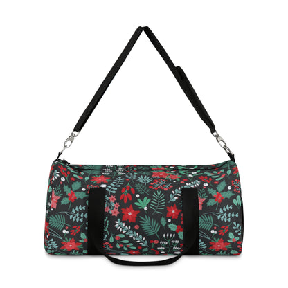 Winter Floral Duffel Bag