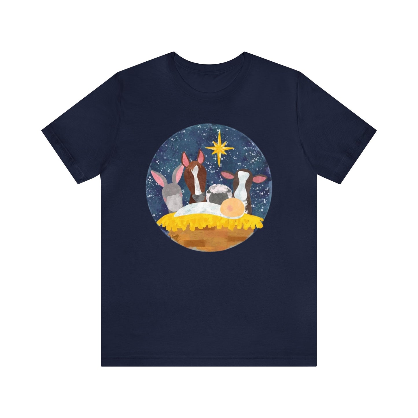 Animal Nativity Adult Tee