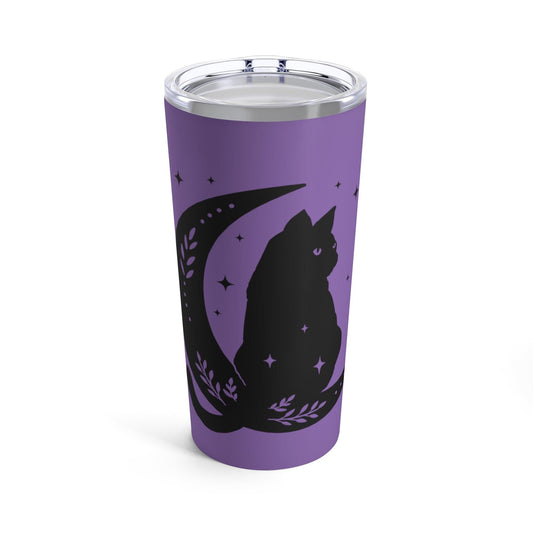 Moon Cat Tumbler 20oz - Deeg Family Design