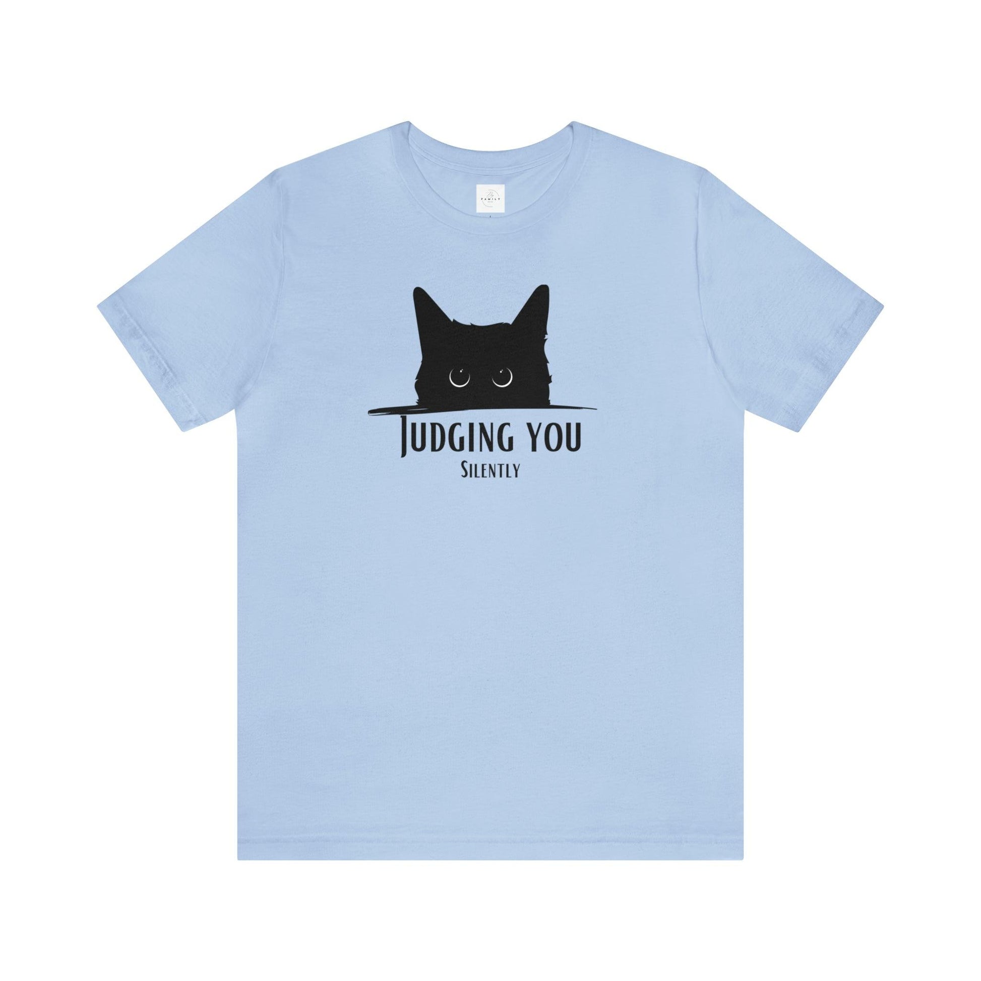 Judging You Cat Adult Tee - Deeg Family Design