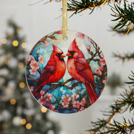 Cardinal Acrylic Ornaments