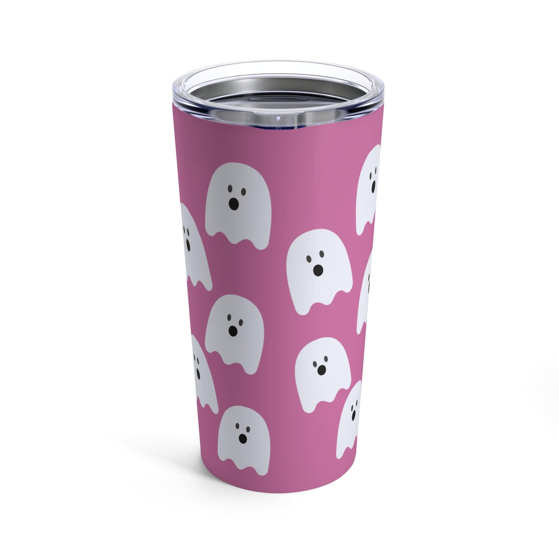 Pink Ghost Tumbler 20oz - Deeg Family Design