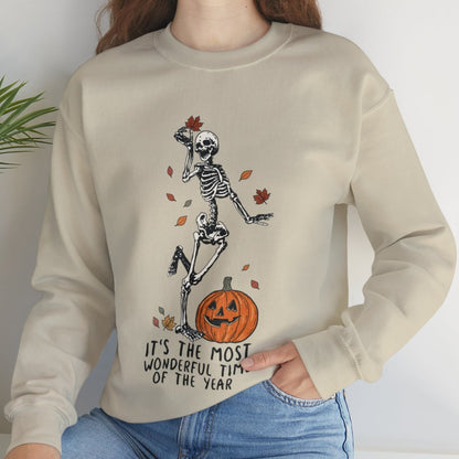 Tis The Season Skeleton Adult Sweatshirt