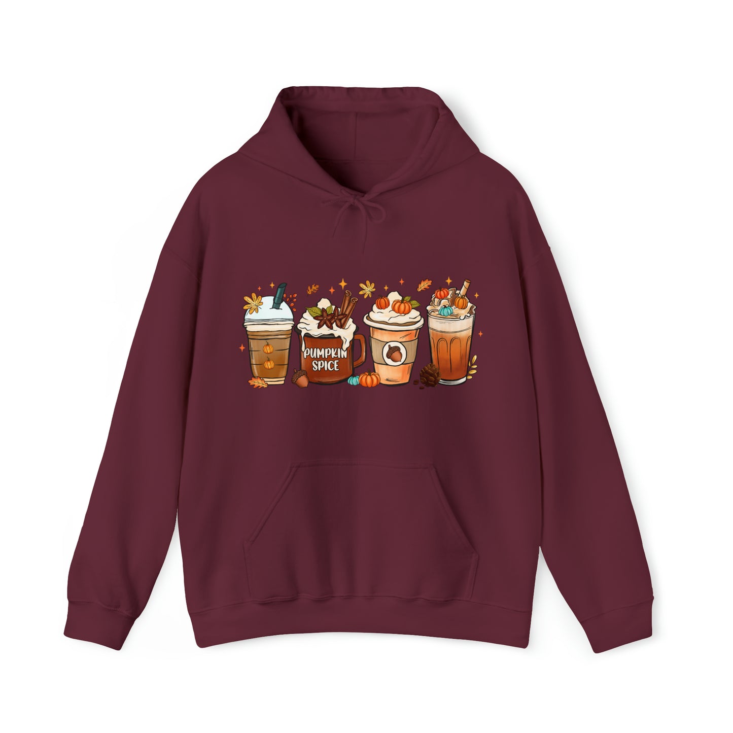 Fall Coffee Adult Hoodie