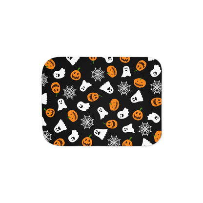 Cute Halloween Sherpa Blanket - Deeg Family Design