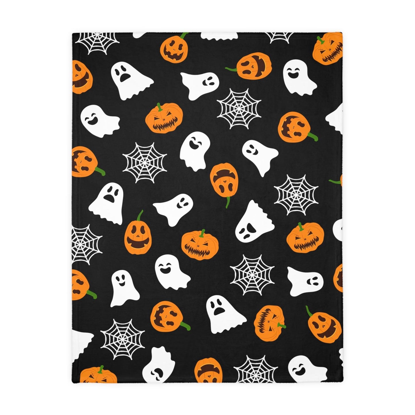 Cute Halloween Velveteen Minky Blanket - Deeg Family Design