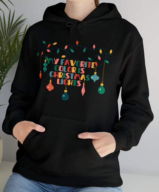 Christmas Lights Adult Hoodie