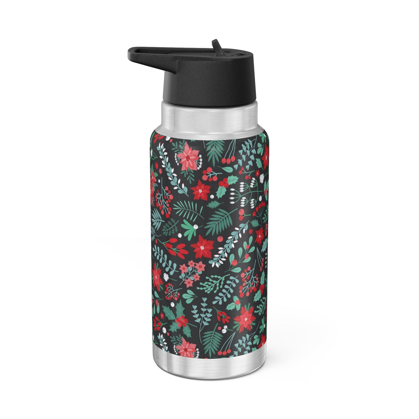 Winter Floral Gator Tumbler, 32oz