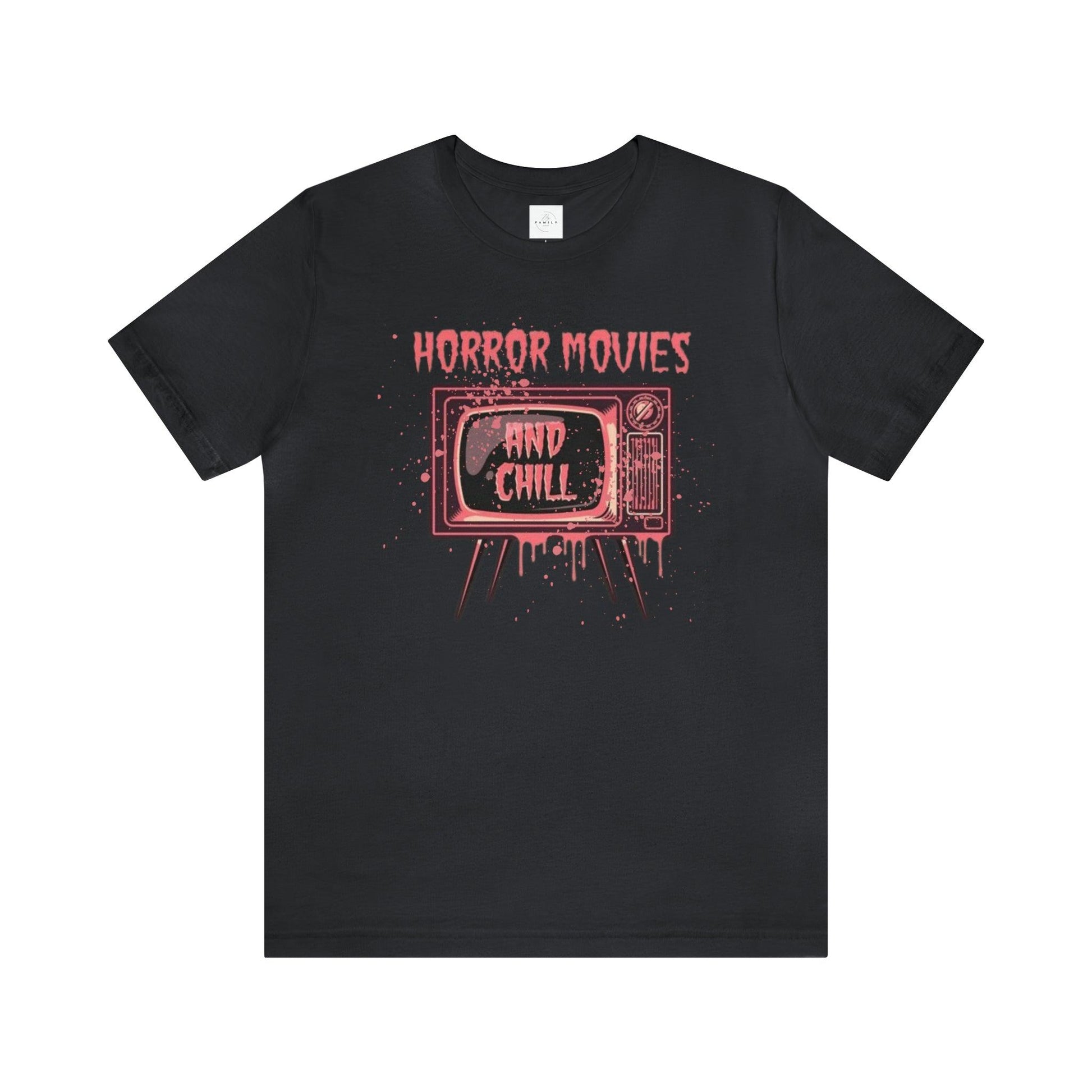 Horror Movies and Chill Adult Tee - Deeg Family Design