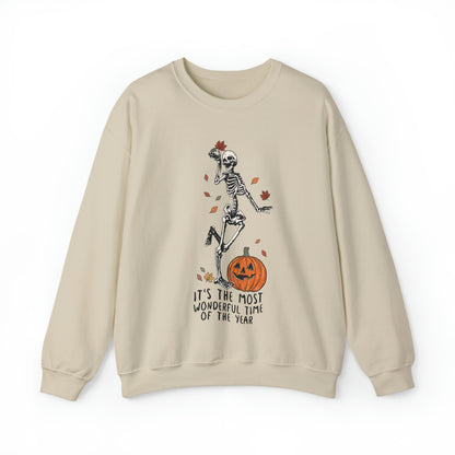 Tis The Season Skeleton Adult Sweatshirt