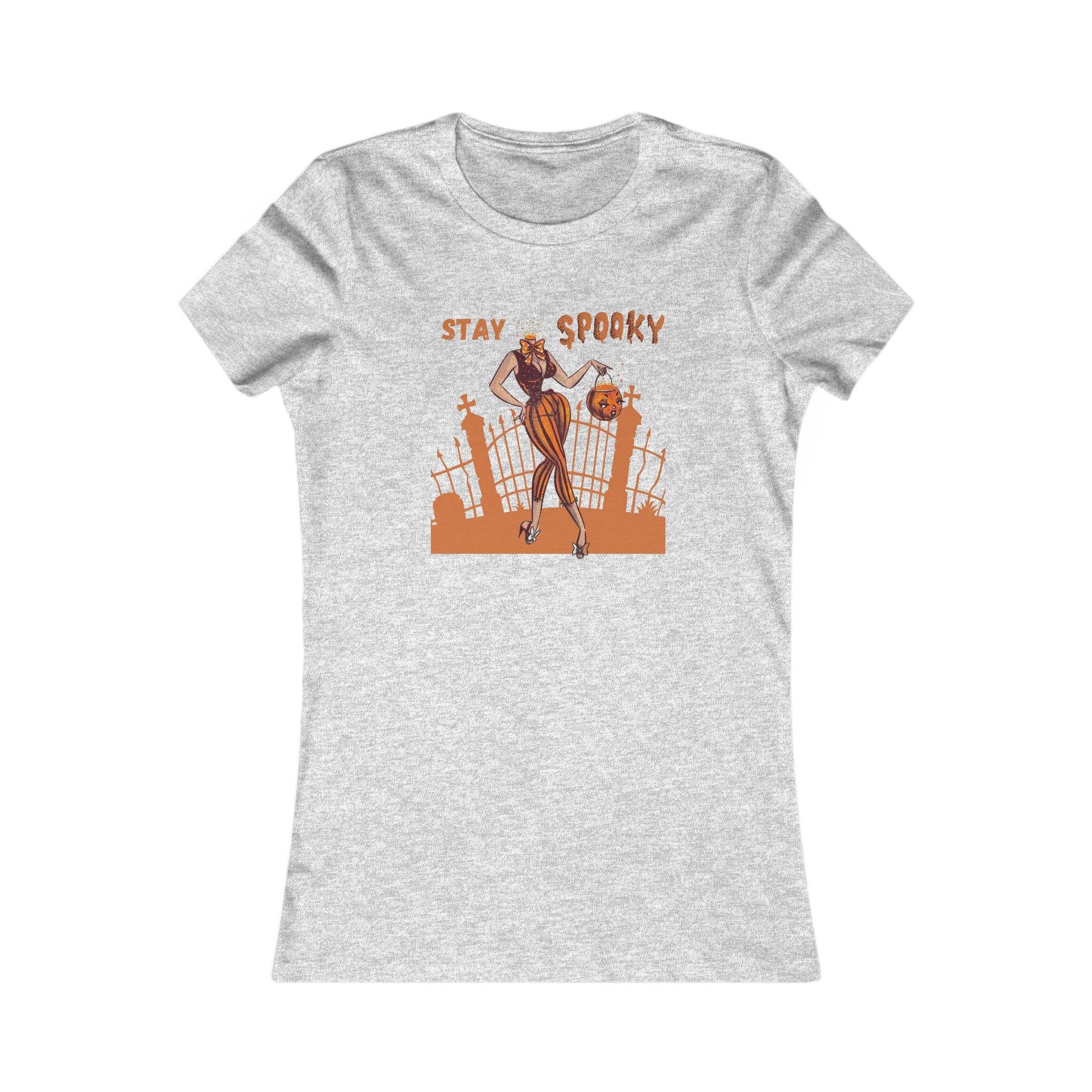 Pin Up Stay Spooky Women's Tee - Deeg Family Design