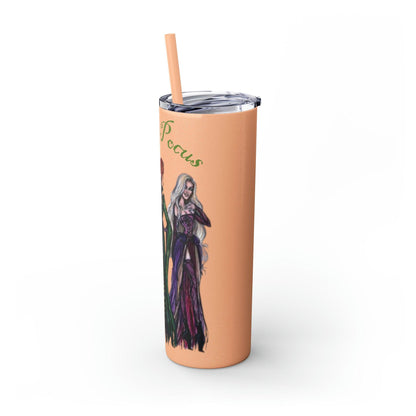 Hocus Pocus Skinny Tumbler with Straw, 20oz - Deeg Family Design