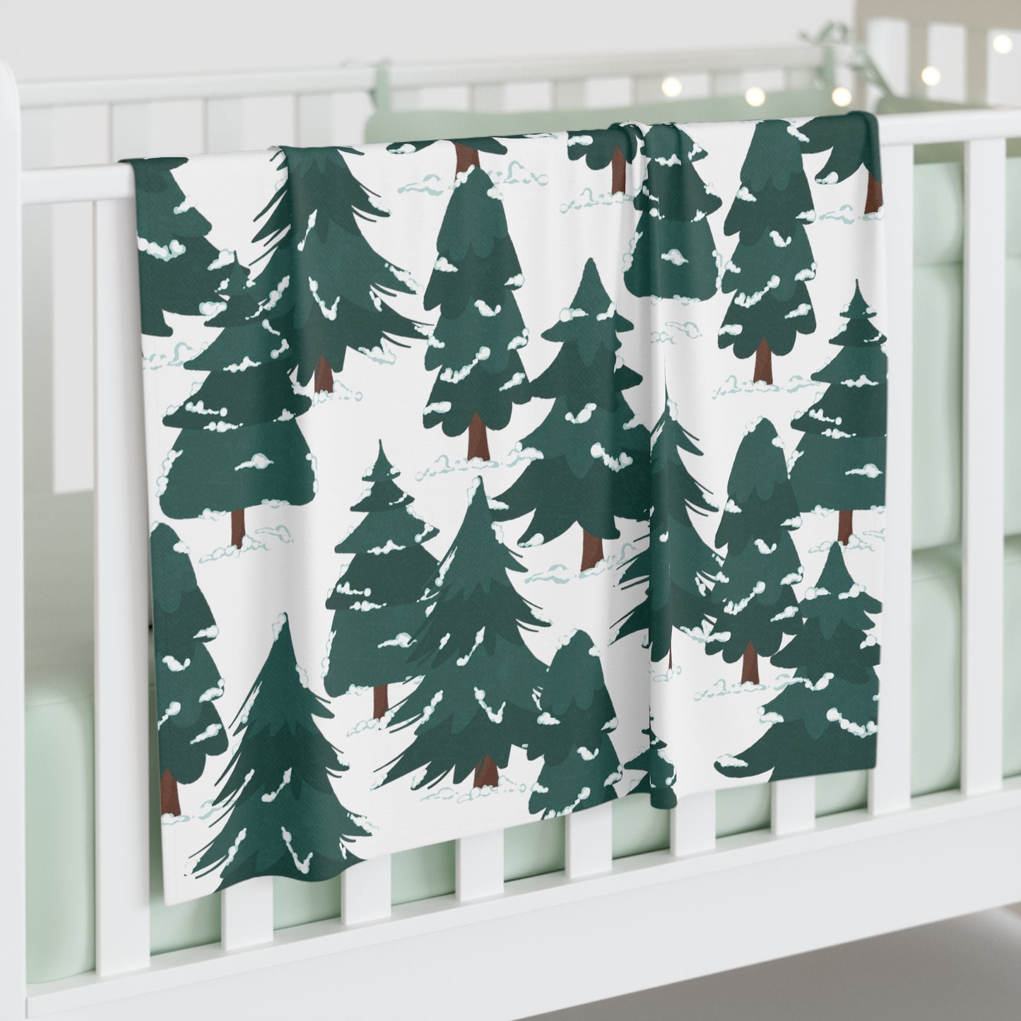 Winter Tree Baby Swaddle Blanket